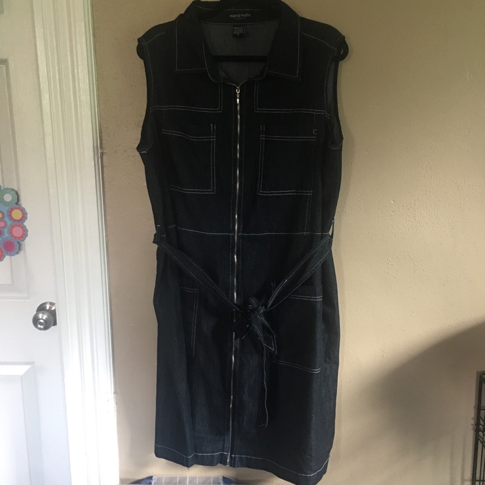 Denim-Like Dress